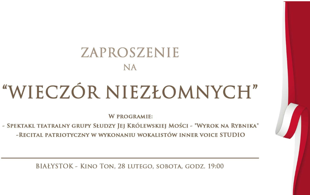 Wiecz&oacute;r Niezłomnych